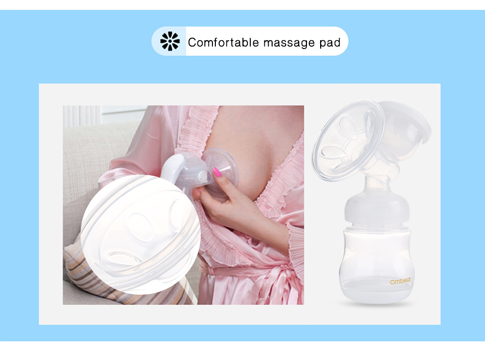 Cmbear Portable Quiet Operation Massage Advanced Electric Breast Pump