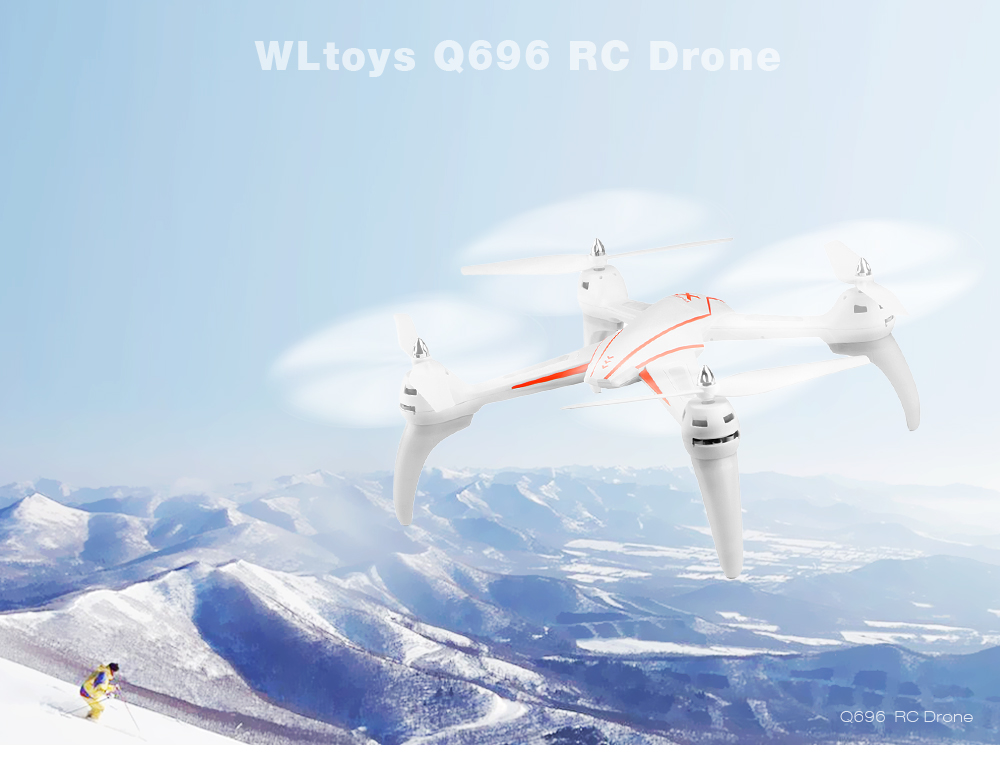WLtoys Q696 RC Drone RTF 2.4GHz 4CH 6-axis Gyro / Headless Mode / 2-axis Gimbal