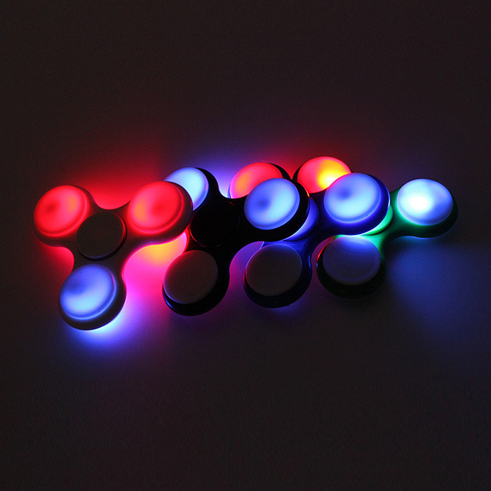 Anti-Stress Toy Color Changing LED Fidget Finger Spinner Anti-Stress Toy Color Changing LED Fidget Finger Spinner