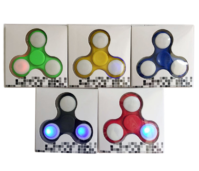 Anti-Stress Toy Color Changing LED Fidget Finger Spinner Anti-Stress Toy Color Changing LED Fidget Finger Spinner