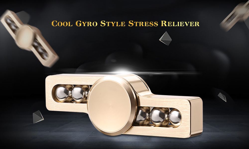 Gyro Stress Reliever Pressure Reducing Toy with Six Rotating Bead for Office Worker