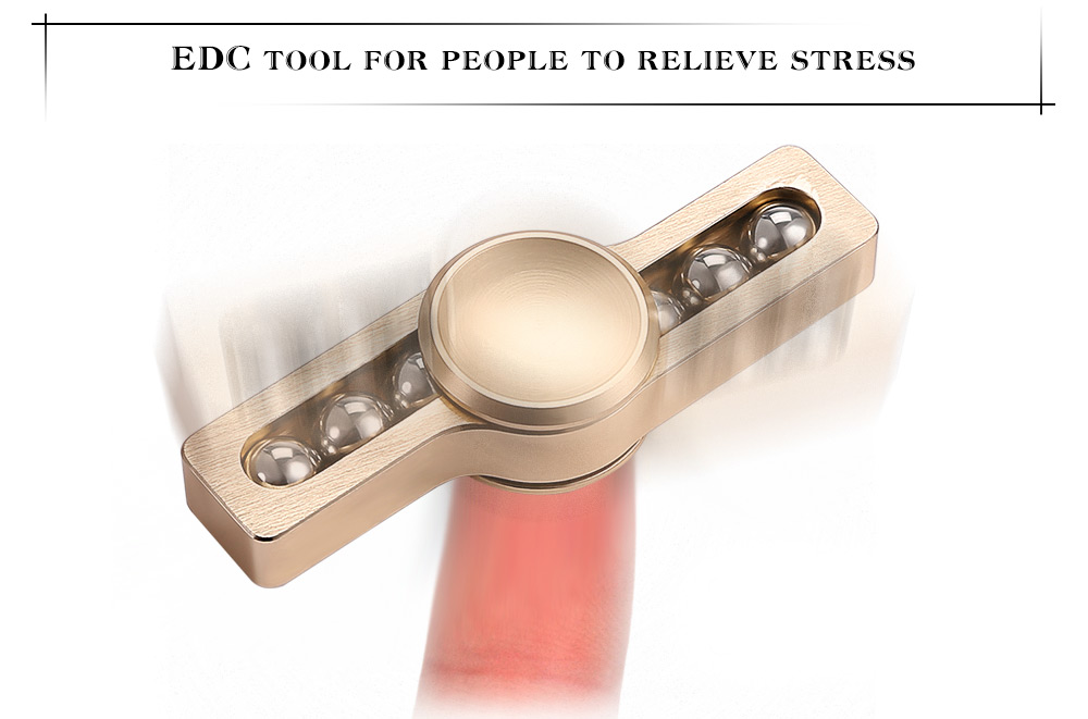 Gyro Stress Reliever Pressure Reducing Toy with Six Rotating Bead for Office Worker