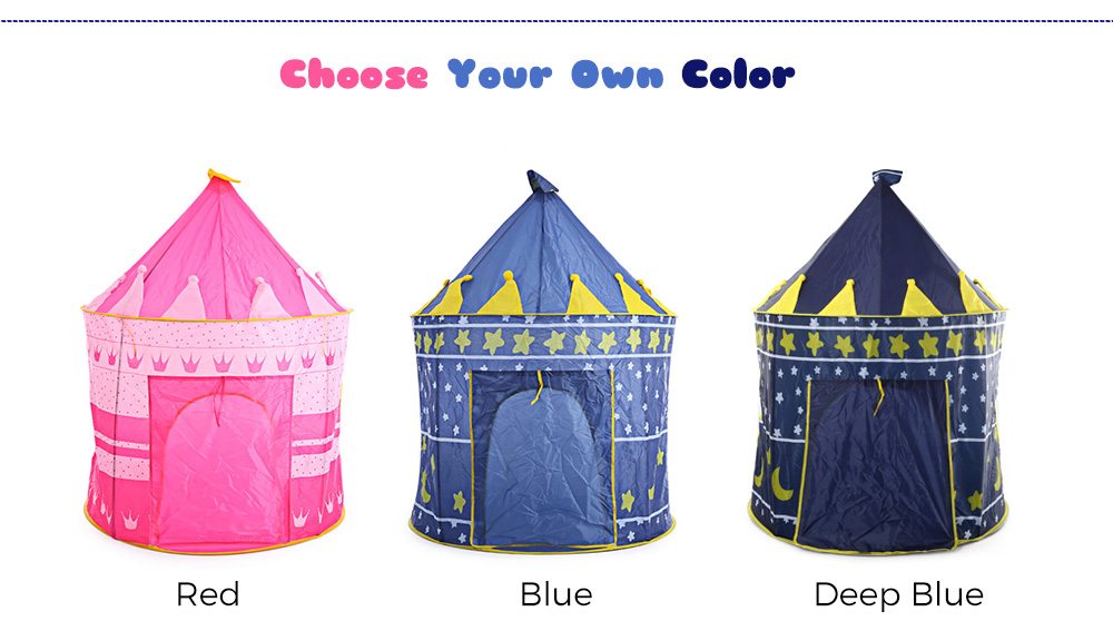 Kids Foldable Play House Portable Outdoor Indoor Toy Tent Castle Cubby