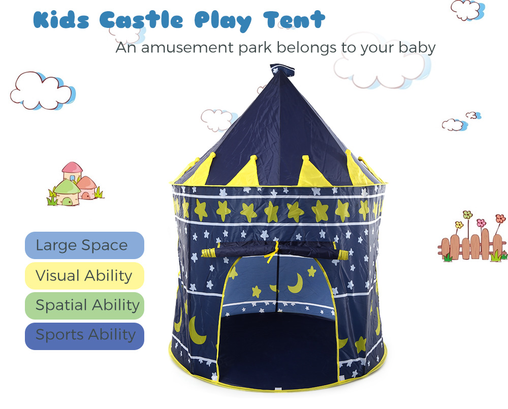 Kids Foldable Play House Portable Outdoor Indoor Toy Tent Castle Cubby Kids Foldable Play House Portable Outdoor Indoor Toy Tent Castle Cubby