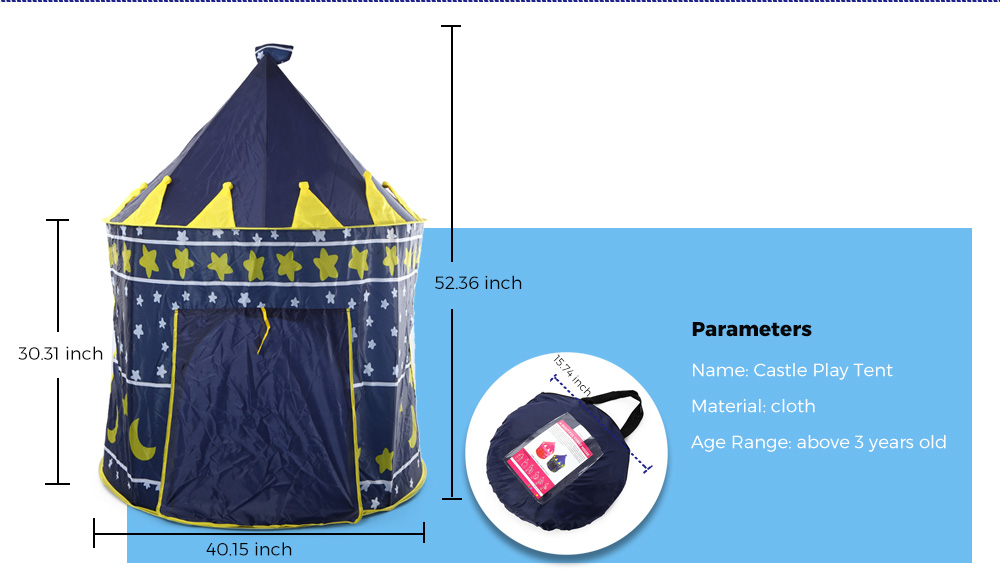 Kids Foldable Play House Portable Outdoor Indoor Toy Tent Castle Cubby Kids Foldable Play House Portable Outdoor Indoor Toy Tent Castle Cubby