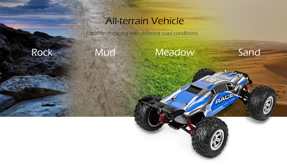 FEIYUE FY - 10 1:12 RC Racing Car RTR IP4 Waterproof / 35km/h Maximum Speed / Super Big Tire