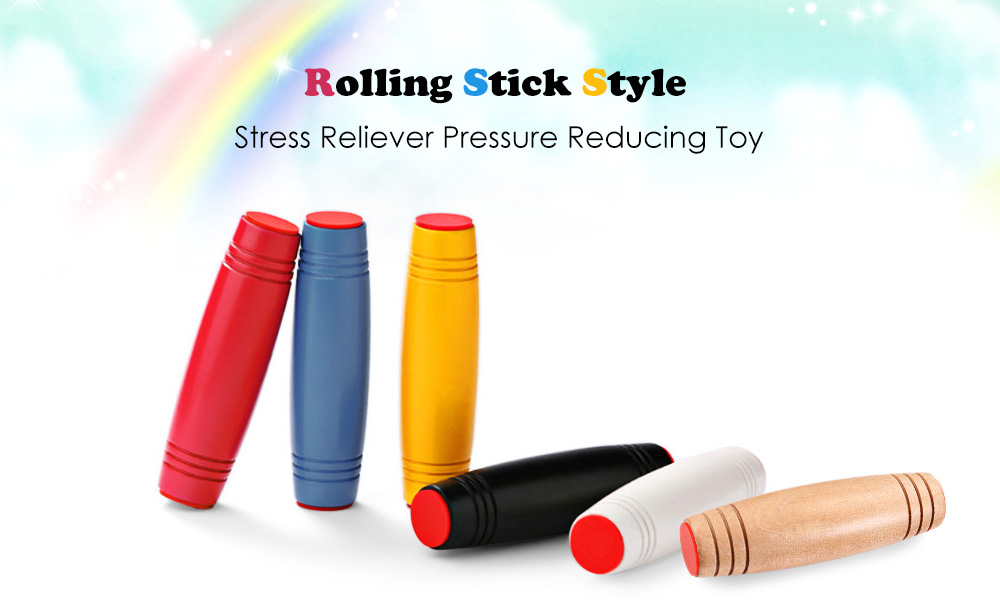 Fidget Roller Rolling Stick Style Stress Reliever Pressure Reducing Toy for Office Worker
