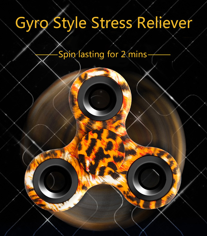 Stress Relief Toy Triangle Patterned Fidget Spinner