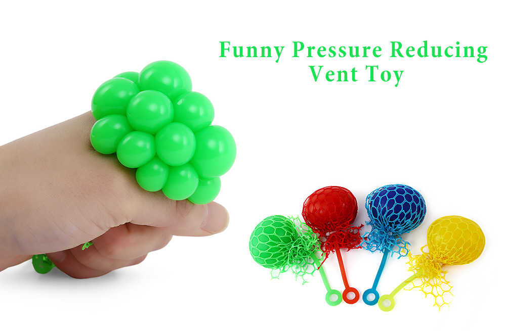 Grape Vent Ball Stress Relief Squeezing Toy