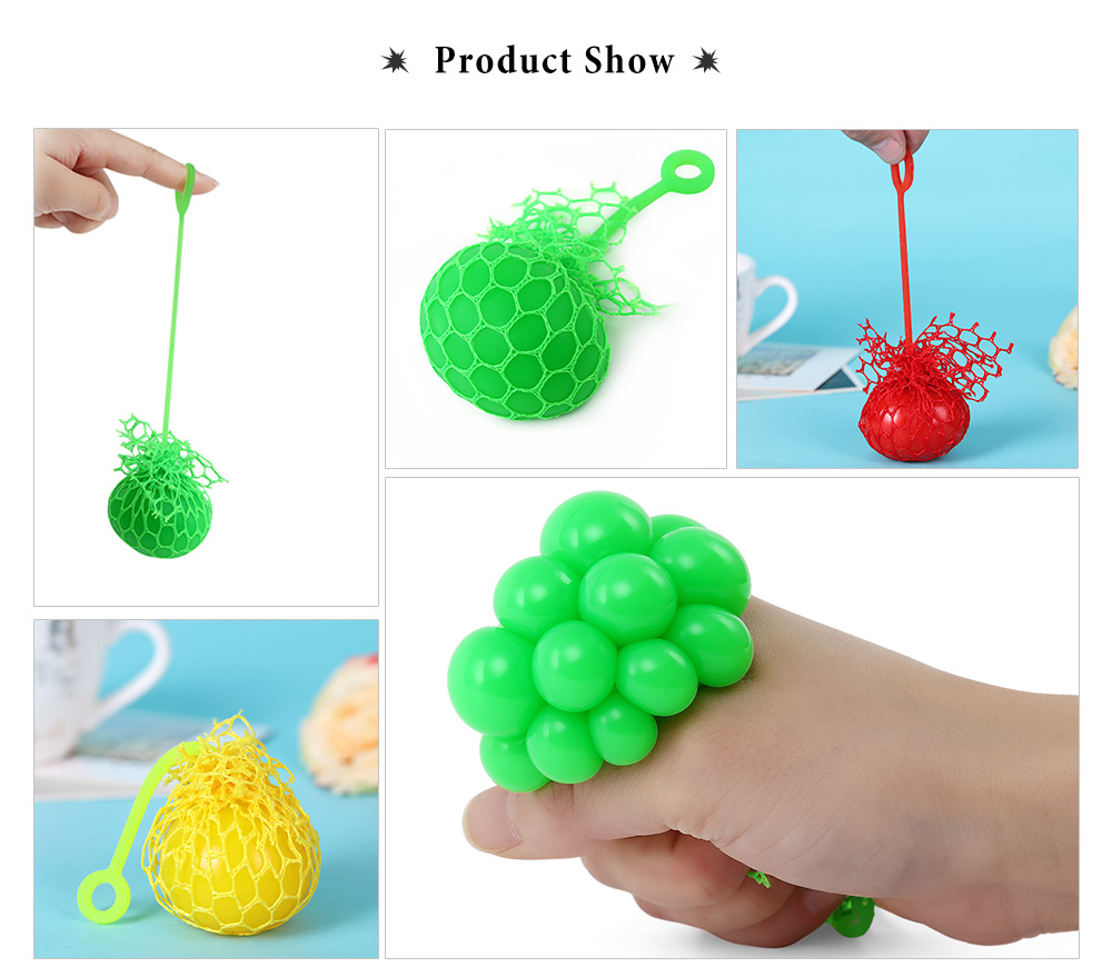 Grape Vent Ball Stress Relief Squeezing Toy