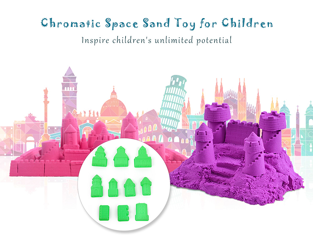 Funny 7 Colors Space Sand Toy Suit