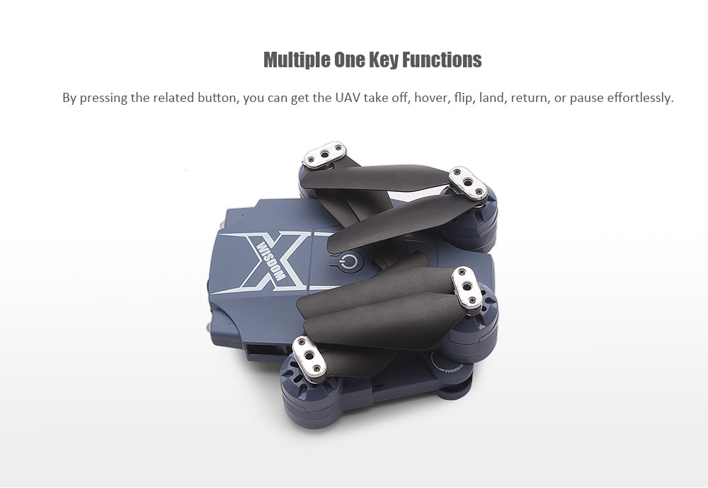 BAO NIU HC629W Foldable RC Drone BNF WiFi FPV 0.3MP Camera / Air Press Altitude Hold / Headless Mode