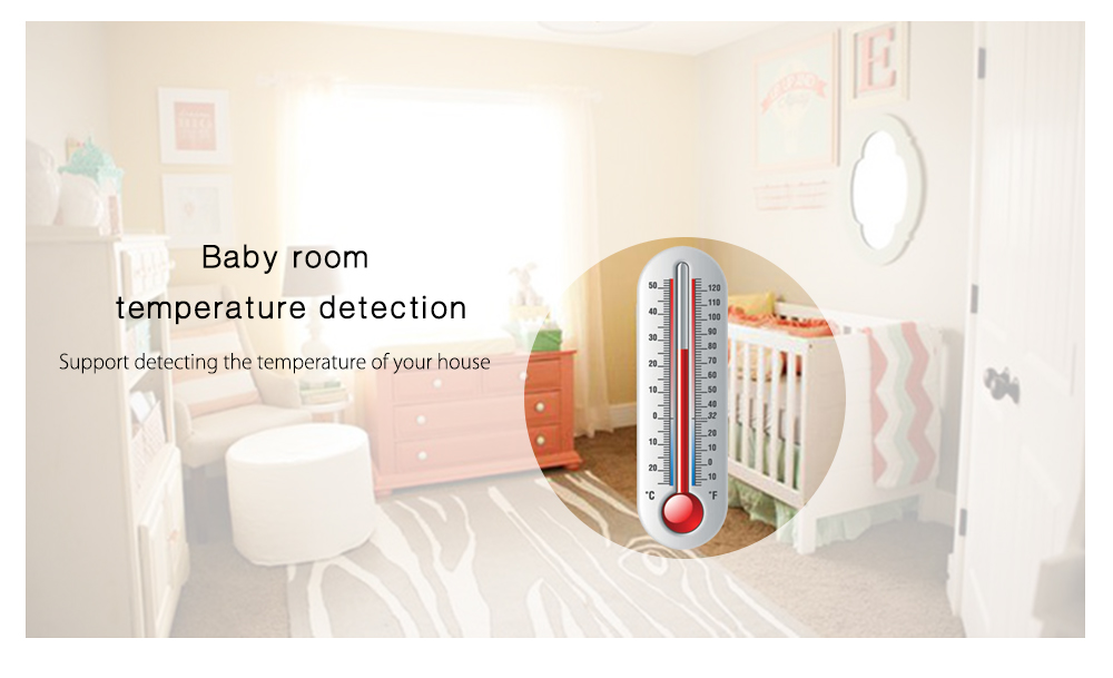 2.4G Wireless Digital Video Baby Monitor with Night Vision Two-way Talk 2.4 inch LCD Display Temperature Detection