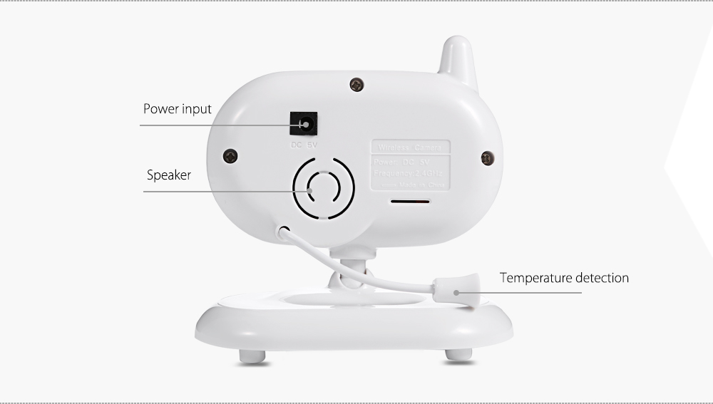 3.5 inch 2.4GHz Wireless TFT LCD Video Baby Monitor with Night Vision 3.5 inch 2.4GHz Wireless TFT LCD Video Baby Monitor with Night Vision