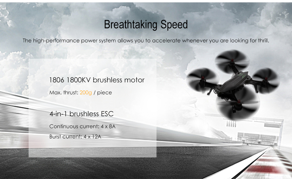 MJX Bugs 6 250mm RC Brushless Racing Drone RTF 1806 1800KV Motor / Two-way 2.4GHz 4CH Transmitter / Inverted Flight MJX Bugs 6 250mm RC Brushless Racing Drone RTF 1806 1800KV Motor / Two-way 2.4GHz 4CH Transmitter / Inverted Flight