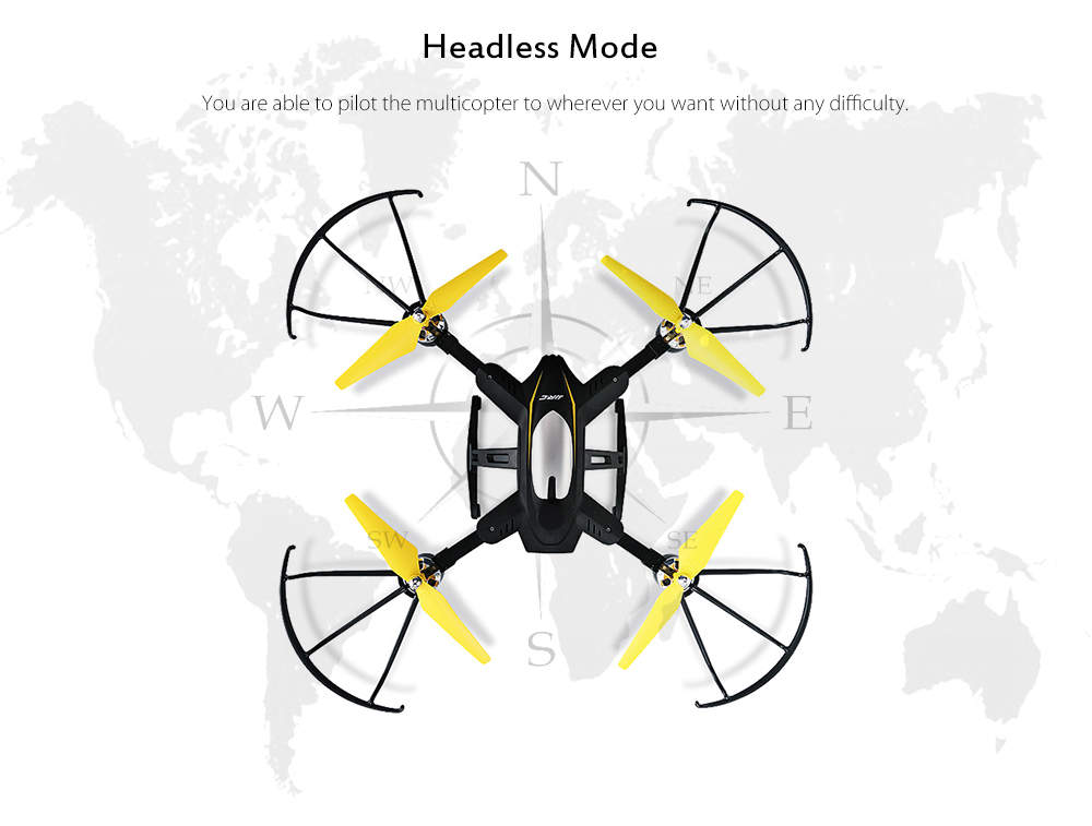 JJRC H39WH CYGNUS Foldable RC Drone RTF WiFi FPV 720P HD / Air Press Altitude Hold / Headless Mode