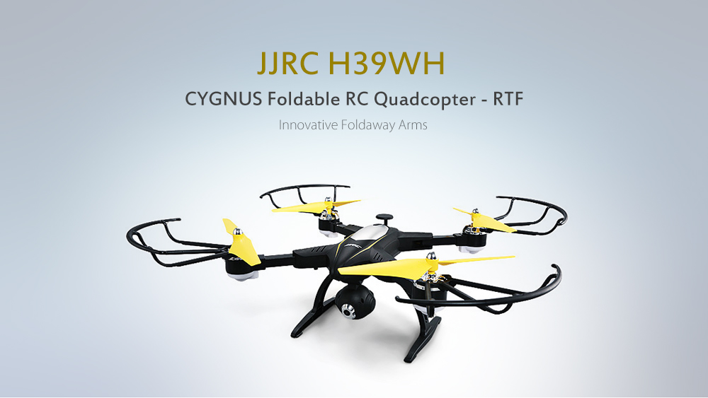 JJRC H39WH CYGNUS Foldable RC Drone RTF WiFi FPV 720P HD / Air Press Altitude Hold / Headless Mode