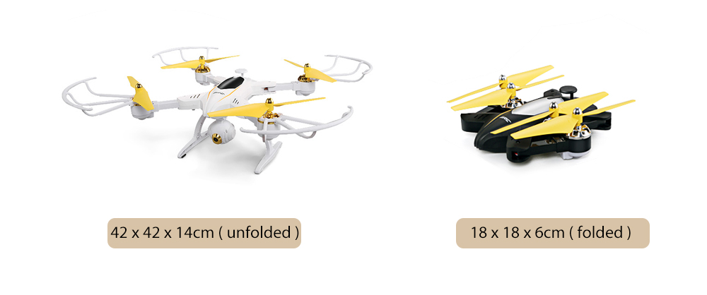 JJRC H39WH CYGNUS Foldable RC Drone RTF WiFi FPV 720P HD / Air Press Altitude Hold / Headless Mode JJRC H39WH CYGNUS Foldable RC Drone RTF WiFi FPV 720P HD / Air Press Altitude Hold / Headless Mode