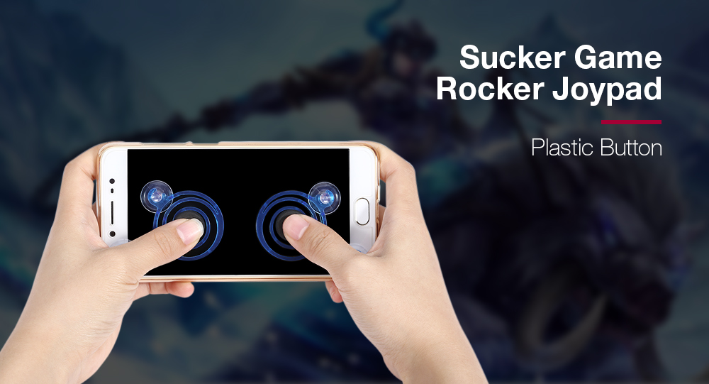 2PCS Sucker Game Joystick Rocker Joypad Controller for Phone / Pad ( Left + Right ) 2PCS Sucker Game Joystick Rocker Joypad Controller for Phone / Pad ( Left + Right )