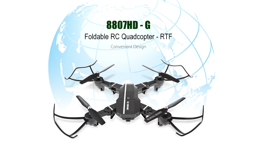 8807HD - G Foldable RC Quadcopter RTF WiFi FPV Camera / G-sensor Mode / Voice Control 8807HD - G Foldable RC Quadcopter RTF WiFi FPV Camera / G-sensor Mode / Voice Control