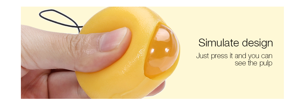Squishy TPR Simulate Orange Squeeze Toy Pendant Decoration Stress Reliever Squishy TPR Simulate Orange Squeeze Toy Pendant Decoration Stress Reliever