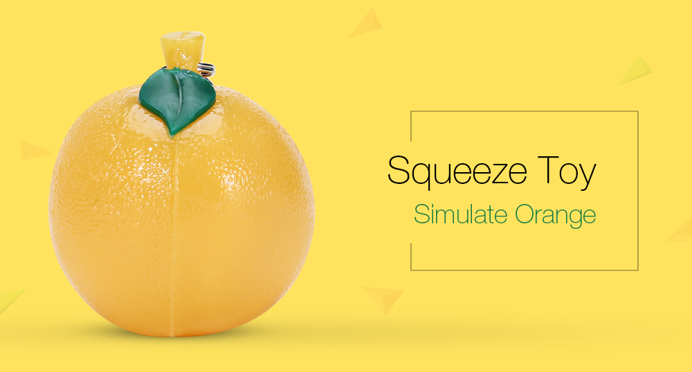 Squishy TPR Simulate Orange Squeeze Toy Pendant Decoration Stress Reliever Squishy TPR Simulate Orange Squeeze Toy Pendant Decoration Stress Reliever