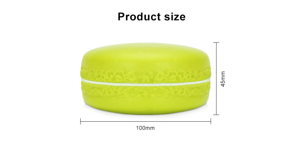 Squishy PU Sponge Slow Rising Simulate Macaron Toy Pendant Decoration Squeeze Stress Reliever