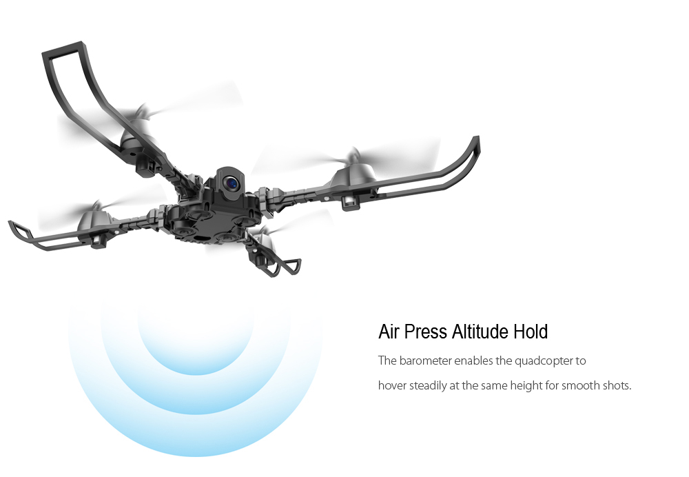 i Drone i5HW Foldable RC Quadcopter WiFi FPV 0.3MP Camera / Air Press Altitude Hold / Headless Mode