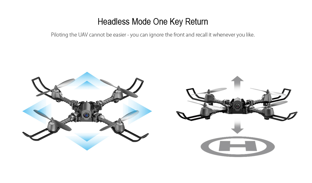 i Drone i5HW Foldable RC Quadcopter WiFi FPV 0.3MP Camera / Air Press Altitude Hold / Headless Mode