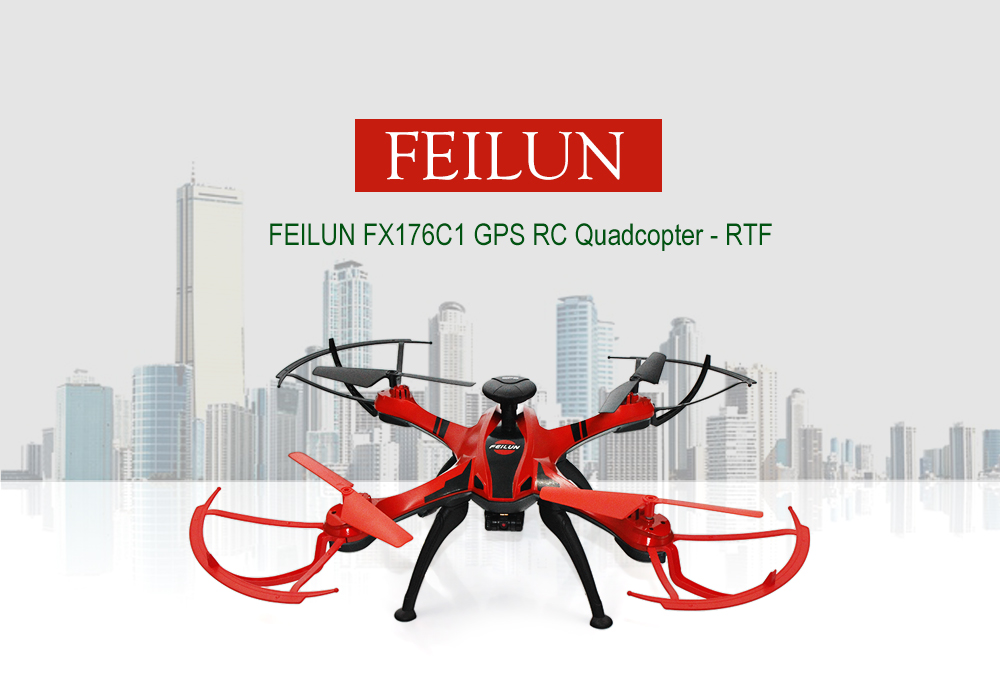 FEILUN FX176C1 GPS Brushed RC Quadcopter RTF WiFi FPV / Waypoints / Follow Me