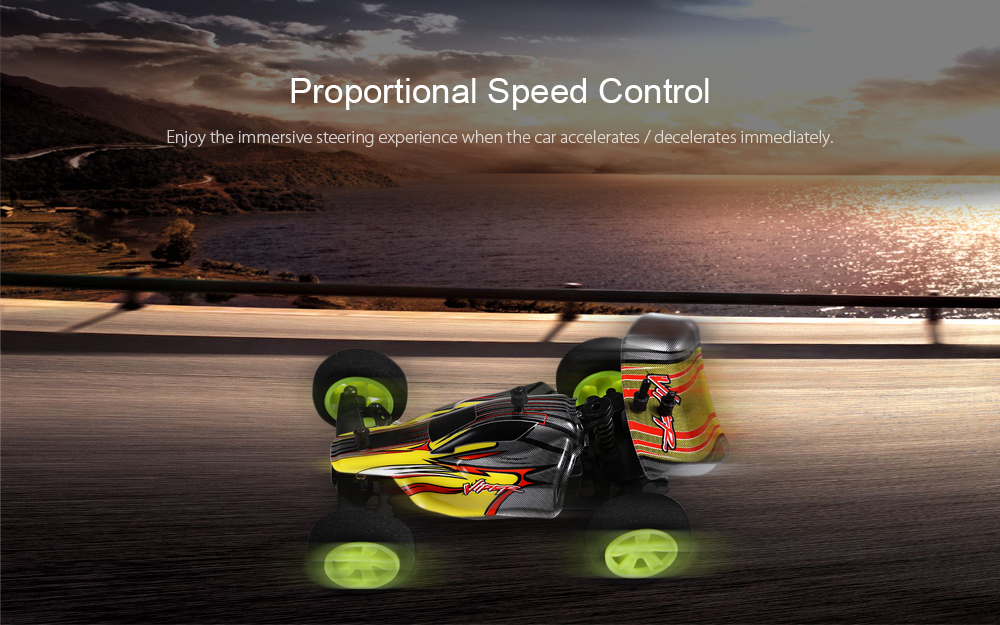 ZINGO RACING 9115 1:32 Micro RC Off-road Car RTR 20km/h / Impact-resistant PVC Shell / Drifting