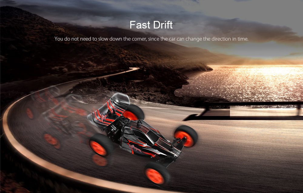 ZINGO RACING 9115 1:32 Micro RC Off-road Car RTR 20km/h / Impact-resistant PVC Shell / Drifting