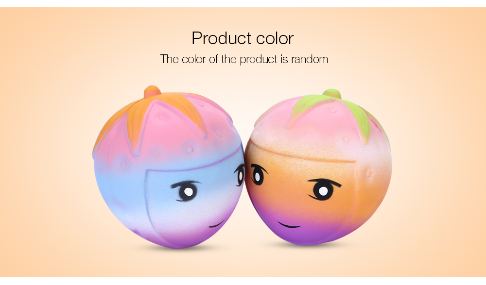 Squishy PU Sponge Slow Rising Simulate Rainbow Strawberry Emoji Toy Decoration Squeeze Stress Reliever Squishy PU Sponge Slow Rising Simulate Rainbow Strawberry Emoji Toy Decoration Squeeze Stress Reliever