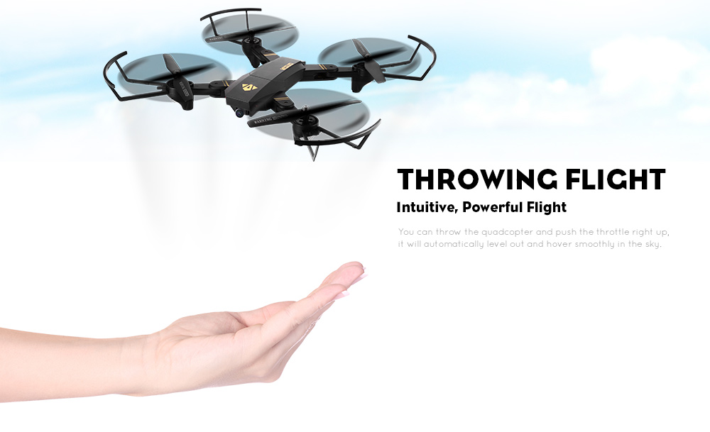 TIANQU XS809W RC Quadcopter 120 Degree Wide-angle Lens 2MP WiFi Camera Altitude Hold Drone RTF