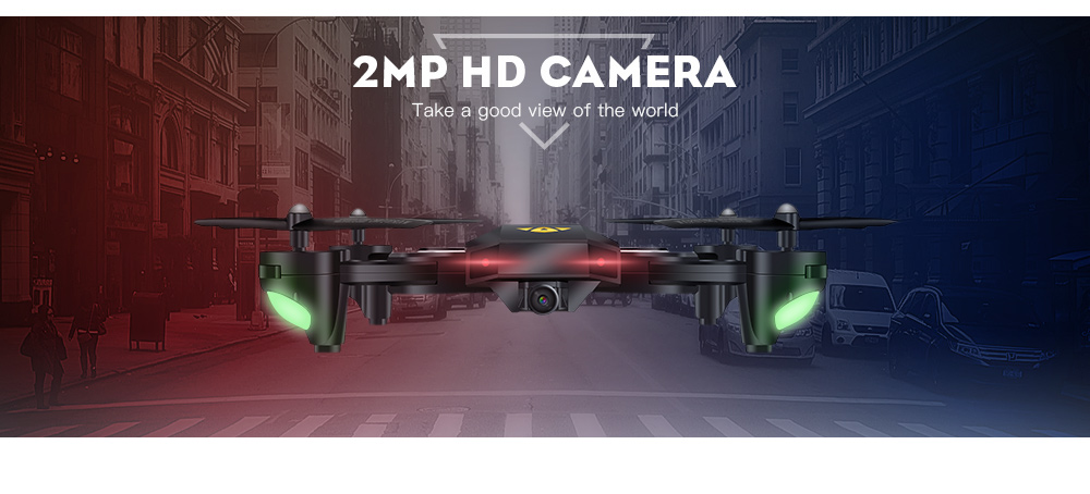 TIANQU XS809W RC Quadcopter 120 Degree Wide-angle Lens 2MP WiFi Camera Altitude Hold Drone RTF