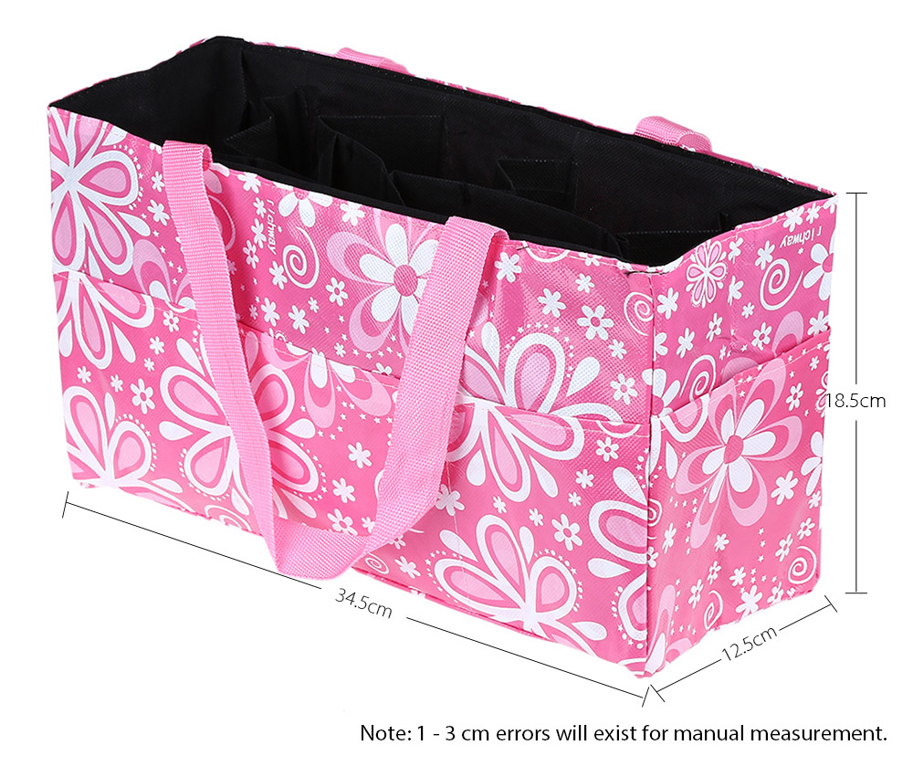 Multifunctional Flower Print Waterproof Separate Mummy Handbag