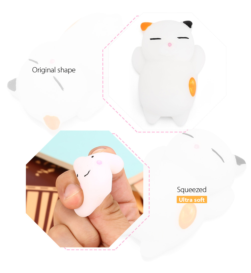 Cute Cartoon Lazy Sleeping Cat TPR Squishy Toy Funny Stress Reliever Relaxation Gift Decor Cute Cartoon Lazy Sleeping Cat TPR Squishy Toy Funny Stress Reliever Relaxation Gift Decor