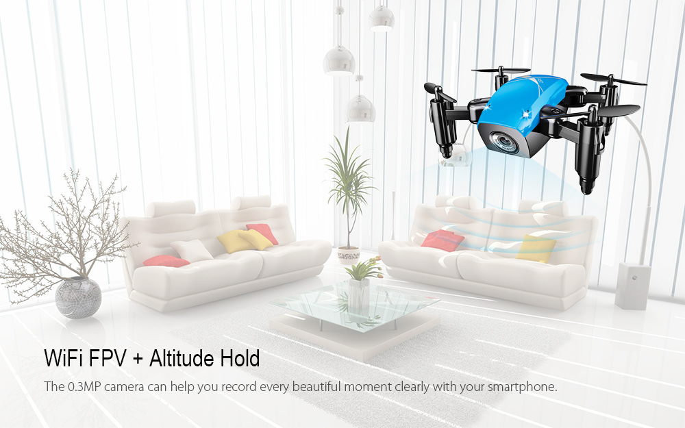 S9 Micro Foldable RC Quadcopter RTF 2.4GHz 4CH 6-axis Gyro / Headless Mode / One Key Return S9 Micro Foldable RC Quadcopter RTF 2.4GHz 4CH 6-axis Gyro / Headless Mode / One Key Return