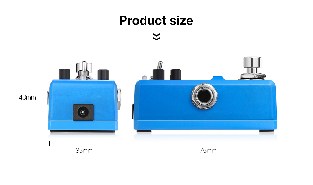 ROWIN Blues Style Overdrive Box Guitar Effect Pedal True Bypass Design Aluminum Alloy Housing ROWIN Blues Style Overdrive Box Guitar Effect Pedal True Bypass Design Aluminum Alloy Housing