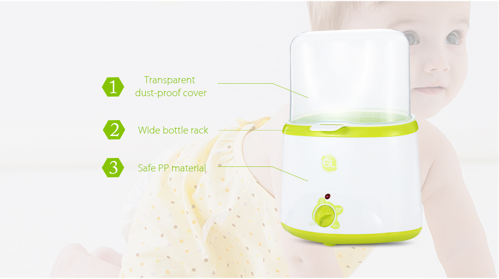 GL GLNQ809 Electric Heating Milk Food BPA Free Warmer Baby Feeding Double Bottle Sterilizer GL GLNQ809 Electric Heating Milk Food BPA Free Warmer Baby Feeding Double Bottle Sterilizer