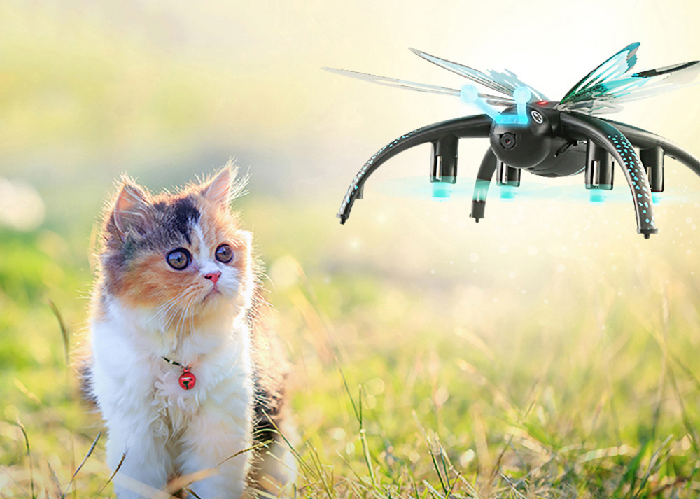 JJRC H42WH Butterfly Mini RC Drone RTF WiFi FPV 0.3MP Camera / Voice Control / Waypoints JJRC H42WH Butterfly Mini RC Drone RTF WiFi FPV 0.3MP Camera / Voice Control / Waypoints