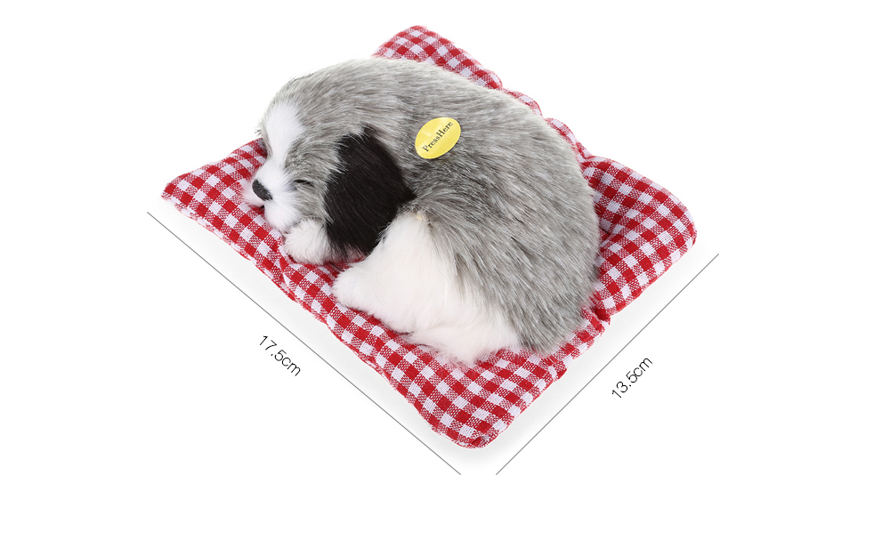 Simulation Animal Squatting Dog Craft Toy with Sound Simulation Animal Squatting Dog Craft Toy with Sound