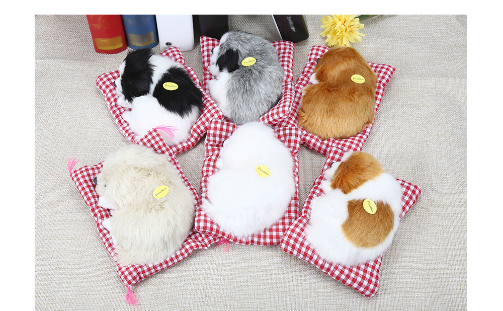 Simulation Animal Squatting Dog Craft Toy with Sound Simulation Animal Squatting Dog Craft Toy with Sound