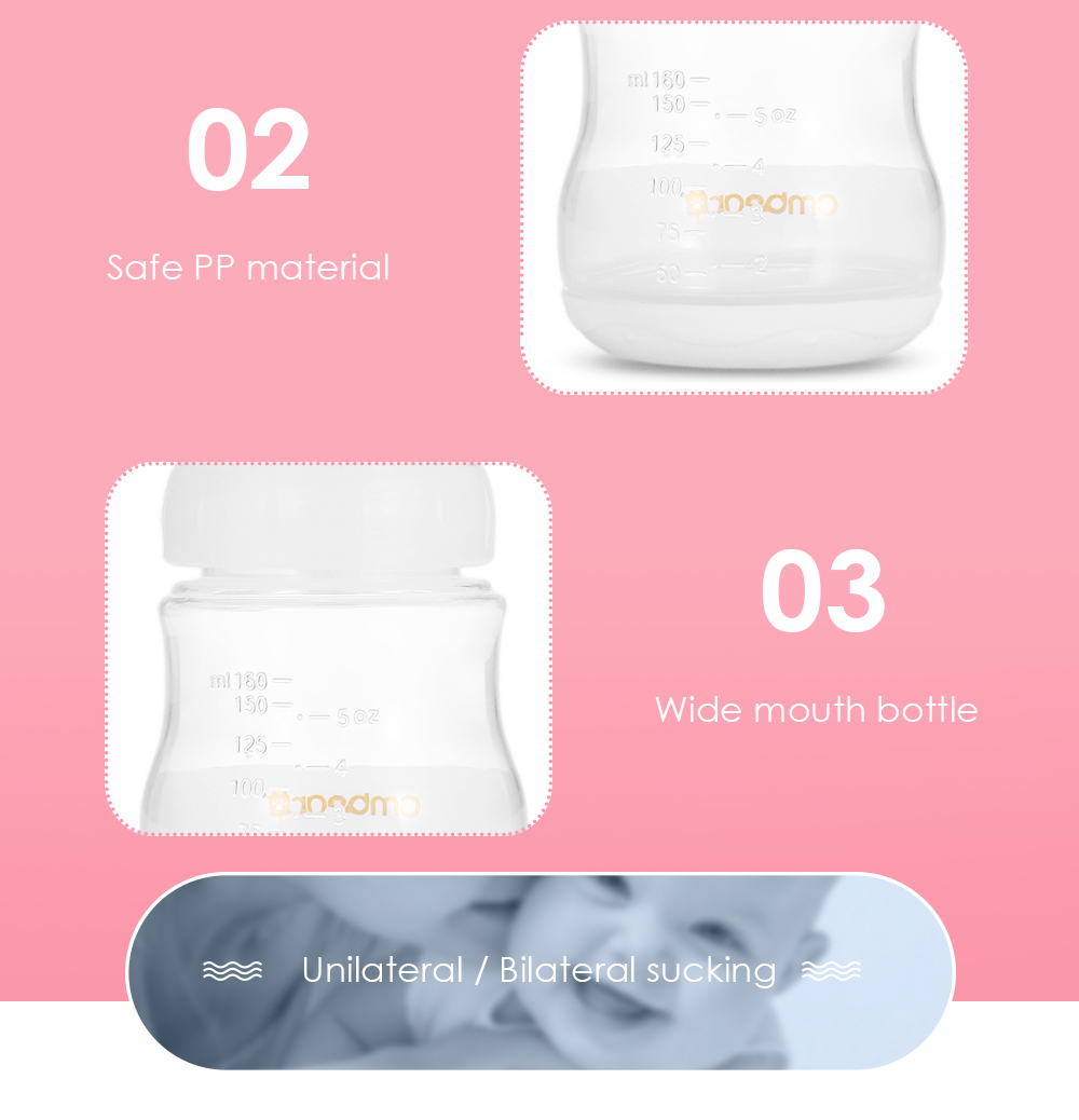 Cmbear LCD Display PP USB Electric Double Unilateral Breastfeeding Breast Pump Cmbear LCD Display PP USB Electric Double Unilateral Breastfeeding Breast Pump