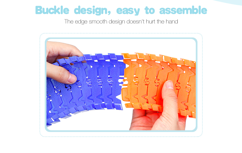 240PCS NO.268 Racing Track DIY Assembly Set Toy 240PCS NO.268 Racing Track DIY Assembly Set Toy