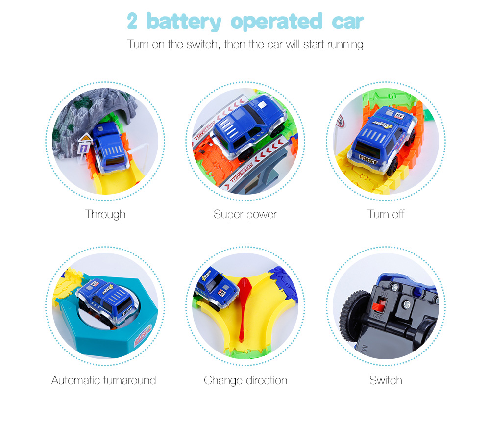 240PCS NO.268 Racing Track DIY Assembly Set Toy 240PCS NO.268 Racing Track DIY Assembly Set Toy
