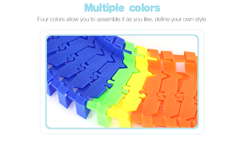 192PCS NO.238 DIY Racing Track Assembly Flexible Twister Car Toy 192PCS NO.238 DIY Racing Track Assembly Flexible Twister Car Toy