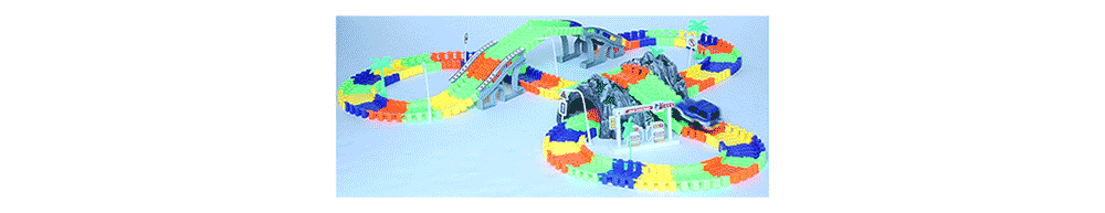 192PCS NO.238 DIY Racing Track Assembly Flexible Twister Car Toy 192PCS NO.238 DIY Racing Track Assembly Flexible Twister Car Toy