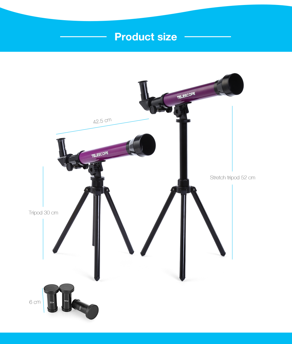 CHN AOHUA 3341 Kids Science Education Elementary Astronomy Telescope Eyepiece Toy CHN AOHUA 3341 Kids Science Education Elementary Astronomy Telescope Eyepiece Toy