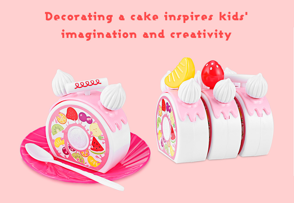 73PCS Birthday Party Food Fruit Cake Play Toy for Kids 73PCS Birthday Party Food Fruit Cake Play Toy for Kids